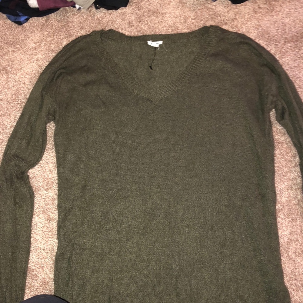 Green sweater